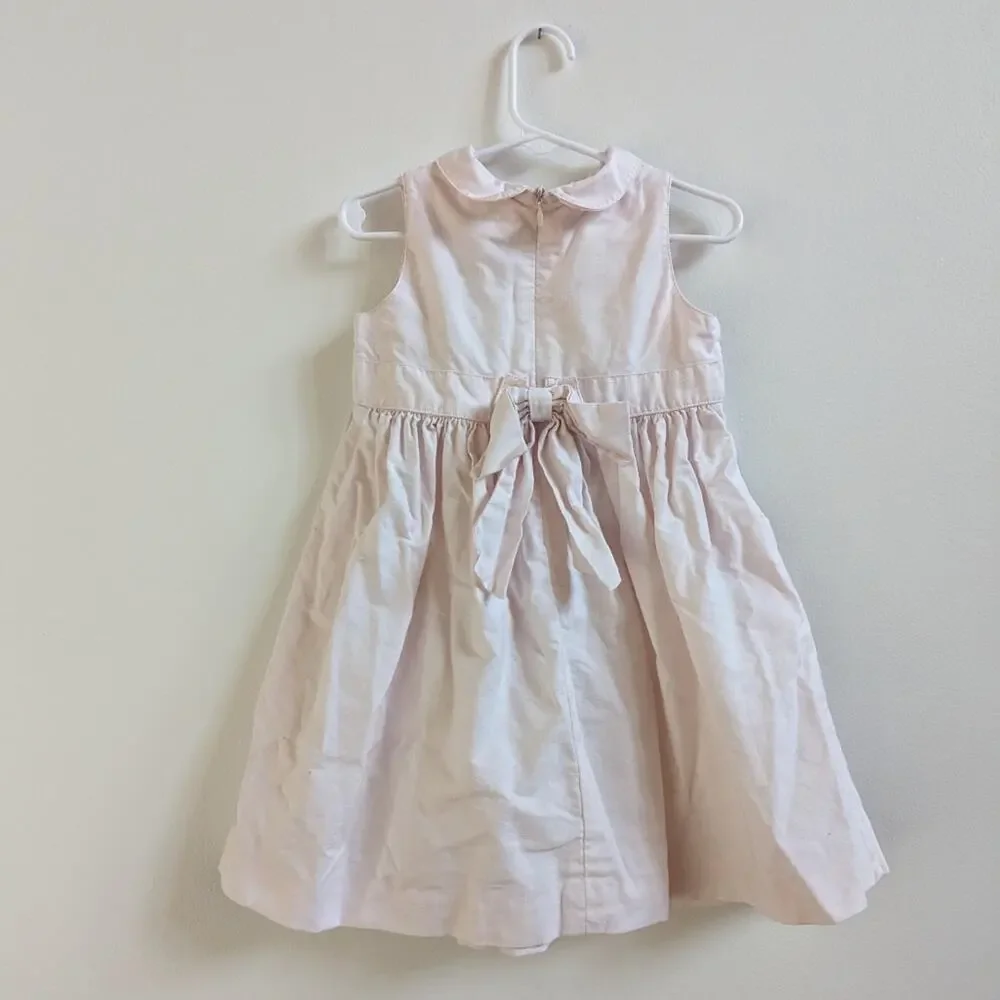 Vtg Y2K Gymboree Dress Easter Girls Sz 18-24m Smocked Pink 2001